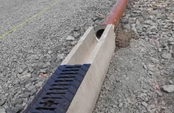 Afvandingsrende, beton