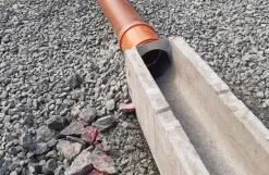 Afvandingsrende, beton