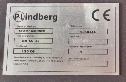 Aruku stubfræser, 9 kW