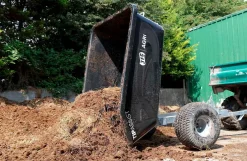 ATV tip-trailer med gasfjeder