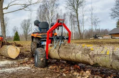 ATV tømmervogn til træstammer