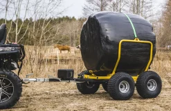 ATV trailer til wrapballer og rundballer