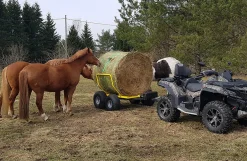 ATV trailer til wrapballer og rundballer