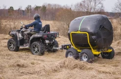 ATV trailer til wrapballer og rundballer