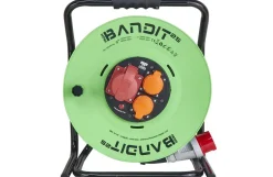 Bandit kabeltromle, 25 m ledning - med 400V udtag