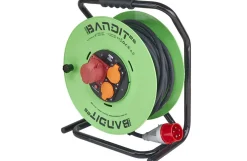 Bandit kabeltromle, 25 m ledning - med 400V udtag