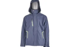 Blåkläder vinterjakke med stretch, blå-high visibility, str 3XL