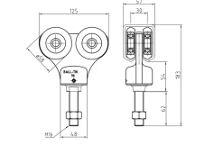 BT2 portrulle, dobbelt