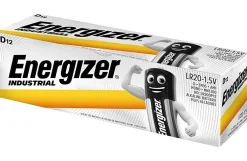 D-batterier, Energizer - 12 stk
