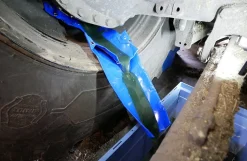 Der Blaue glidestykke med magneter