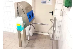 Desinfektionsstation, venstremonteret