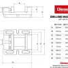 Diesella maskinskruestik, 100x33x85 mm