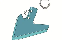 Doublet Record planskær, 260 mm