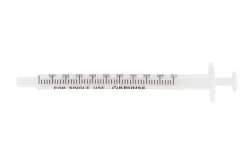 Engangssprøjte, centrisk - 1 ml