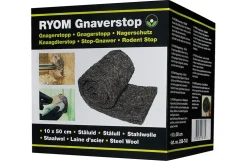 Gnaverstop ståluld, 10x50 cm