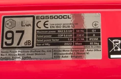 Honda generator benzin EG5500CL, 5,5 kW, 1-faset