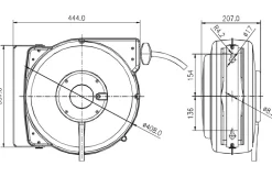 Kabelopruller m/schuko-stik