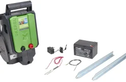 Kerbl Titan batterihegn med solcellepanel S1400, 12V