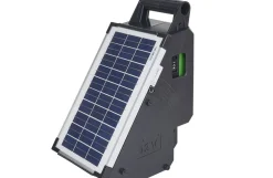 Kerbl Titan batterihegn med solcellepanel S1400, 12V