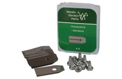 Knive, rustfrit stål - 9 stk