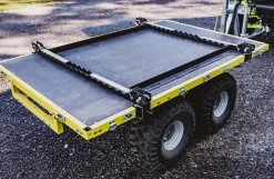 Komplet trailer til IBC-tank med spredebom