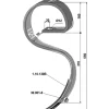 Kongskilde S-tand, 32 x 10 mm