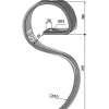 Kverneland S-tand, 32 x 12 mm