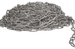 Langkæde, rustfri. 3 mm