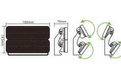 LED-arbejdslygte, 36x2 W