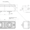 LED-baglygte, H/V