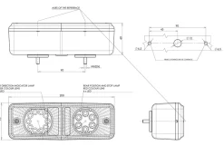 LED-baglygte, H/V