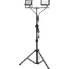 LED-lampe m/teleskopstander, 2x30W