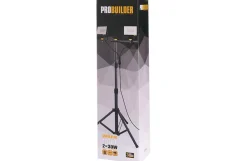 LED-lampe m/teleskopstander, 2x30W