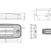 LED-positionslygte, 8 LED