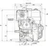 Loncin benzinmotor G420F-1 15HK 420cc