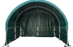 Læskur, 3 x 3 x 2,8 m, med åbne sider