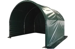 Læskur, 4x4x3,15 m, med lukkede sider