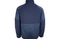 Lyngsøe strikjakke med softshell blå str 4XL
