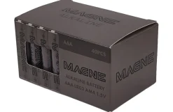 Magne alkaline AAA-batterier, 40 stk