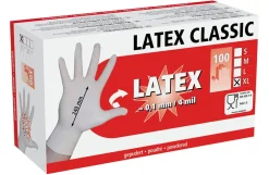 Malkehandsker, latex, str M
