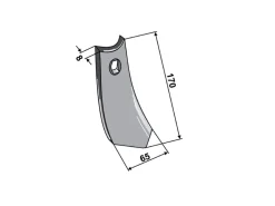 Marsk Stig stubspids, 65 x 170