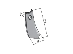 Marsk Stig stubspids, 90 x 170