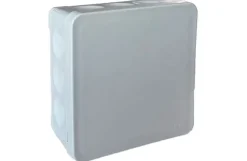Membrandåse, grå - 90x90x40 mm