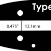 Motorsavssværd Premium Cut 15", .325", 1,6 mm