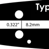 Motorsavssværd Premium Cut 14", .325", 1,1 mm
