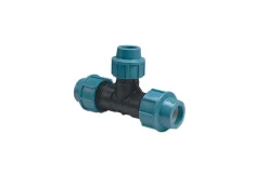 PEL reduceret tee, 25x20x25 mm
