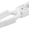 Pinza plastklemmer, hvid