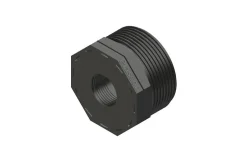 PP-nippelmuffe, 1 1/2 x 1"