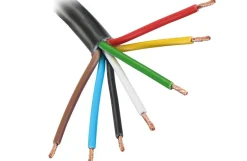 PVC-kabel, 7 x 1,0 mm²
