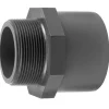 PVC-overgang m/udv. gevind, 50x63x1½